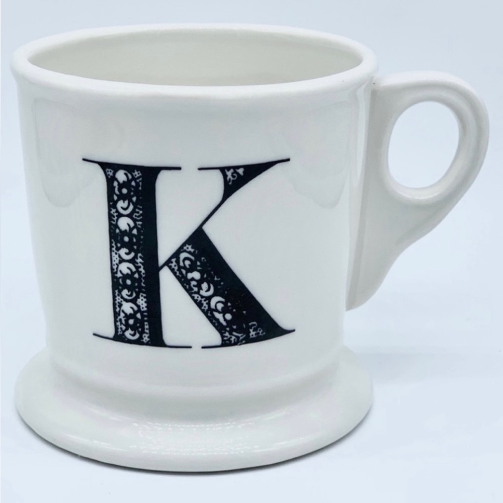 Anthropologie Coffee Mug Letter K
Monogram Initial Alphabet
Farmhouse